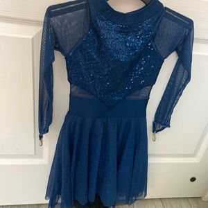 lyrical/contemporary costume in royal blue